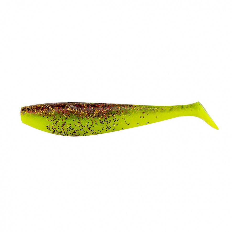 Виброхвост Helios Zander 4"/10,2см, цвет Golden Lime 5 шт HS-36-048 , 